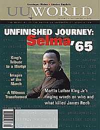 Cover, May/June 2001 UU World: 'Unfinished Journey: Selma '65'