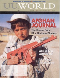 Cover, November/December 2002 UU World: Afghan Journal 