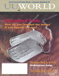  Cover, July/August 2003 UU World: Embattled Faith
