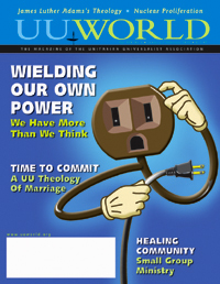 Cover, January/Februaryber UU World