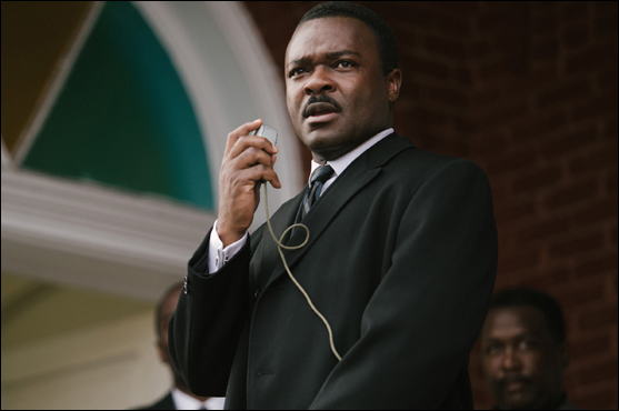 David Oyelowo as the Rev. Dr. Martin Luther King Jr. in the Oscar-nominated <cite>Selma</cite>. Paramount Pictures, 2014, PG-13.