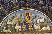 Mosaic of Jesus as the Good Shepherd
