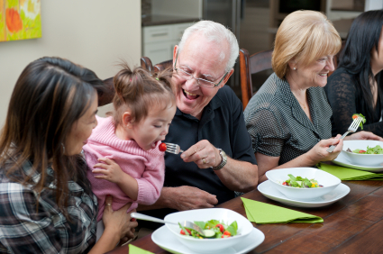 dinner with grandparents Â©RonTech2000/iStockphoto