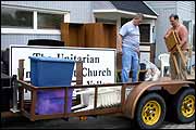 church members move possessions (Sharon Kern)